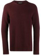 Roberto Collina Slim-fit Wool Sweater - Red