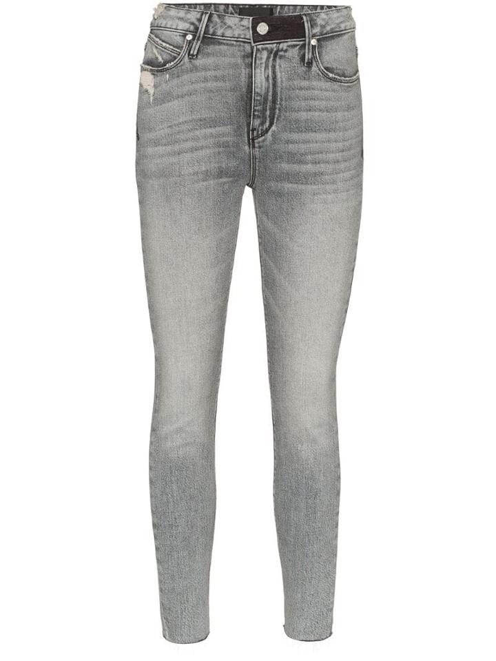 Rta Madrid High-waisted Skinny Jeans - Black