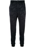 Loveless Camouflage Fitted Trousers - Blue