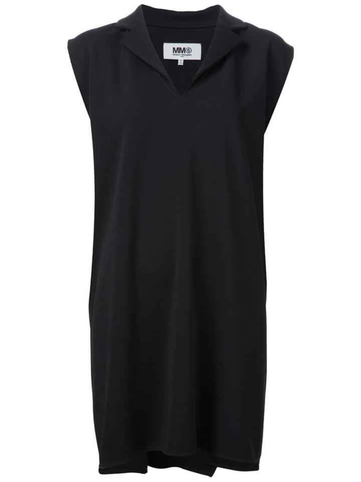 Mm6 Maison Margiela Lapel Short Dress