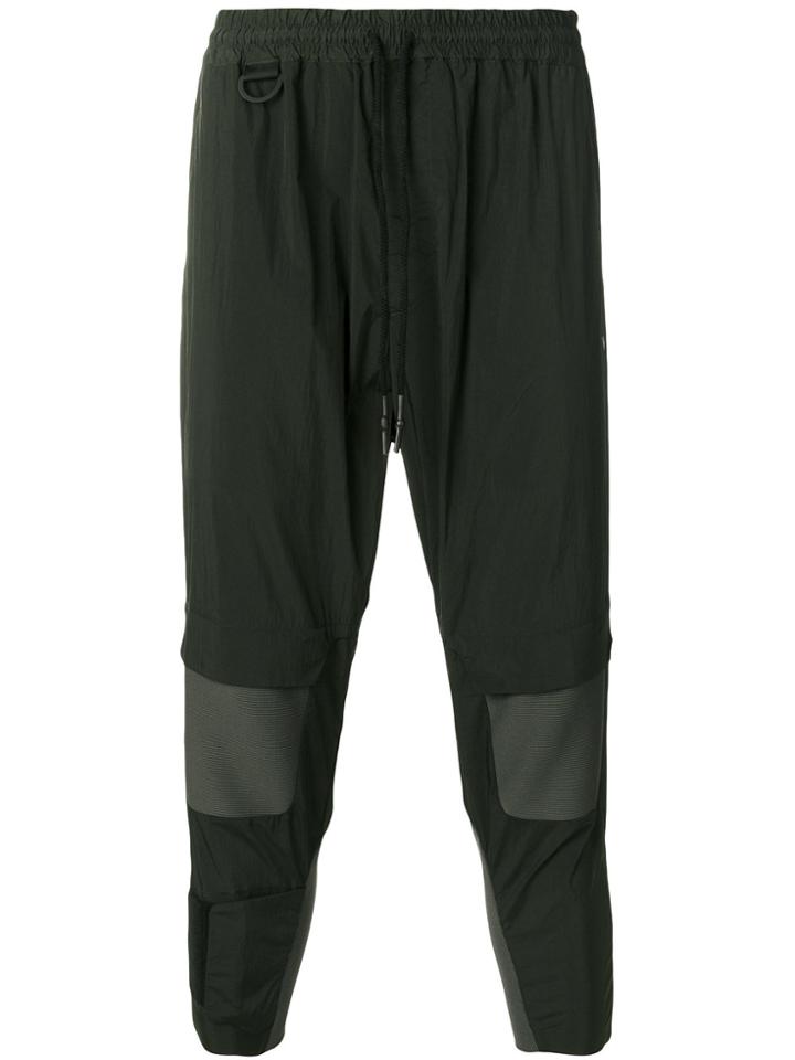 Y-3 Cropped Track Pants - Green