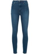 Nobody Denim High-waisted Skinny Jeans - Blue
