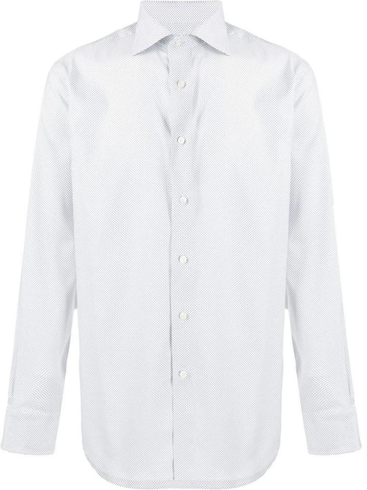 Canali Graphic-print Shirt - White