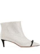 Marco De Vincenzo Studded Ankle Boots - Silver