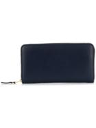 Comme Des Garçons Zip Around Wallet - Blue