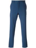 Fendi Classic Chinos, Men's, Size: 50, Blue, Cotton/spandex/elastane