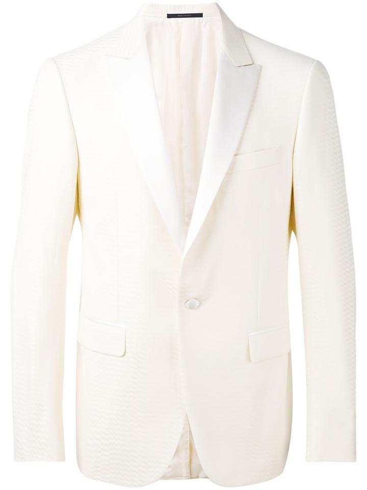 Pal Zileri - Smocking Blazer - Men - Silk/cupro - 50, White, Silk/cupro
