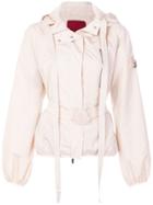 Moncler Gamme Rouge Belted Hooded Jacket - Pink & Purple