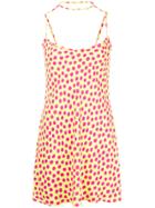 Eckhaus Latta Polka Dot Print Dress - Yellow & Orange