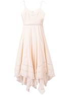 Zimmermann Asymmetric Midi Dress - Pink