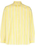 Sunnei Striped Pattern Shirt - Yellow
