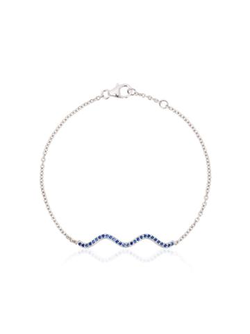 Sabine Getty Chained Wave Bracelet - Metallic