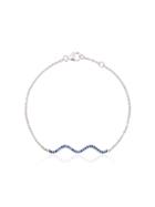 Sabine Getty Chained Wave Bracelet - Metallic