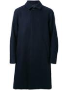 Attachment Classic Overcoat, Men's, Size: 2, Blue, Cashmere/wool