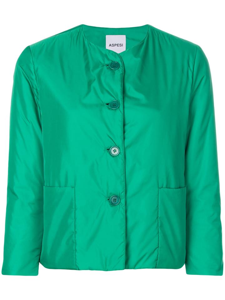 Aspesi Fitted Parka Jacket - Green