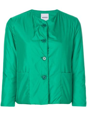 Aspesi Fitted Parka Jacket - Green