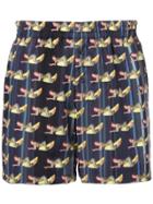 Adam Selman Banana Split Boxer Shorts - Multicolour