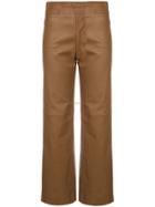 Apiece Apart Cropped Trousers - Brown