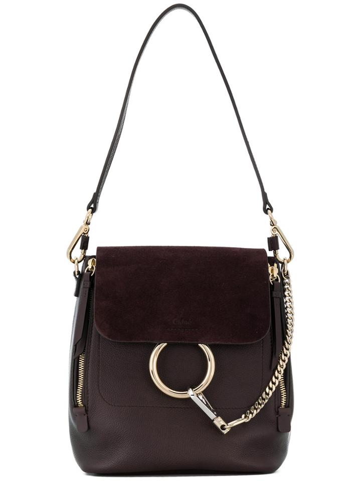Chloé Faye Shoulder Bag - Brown