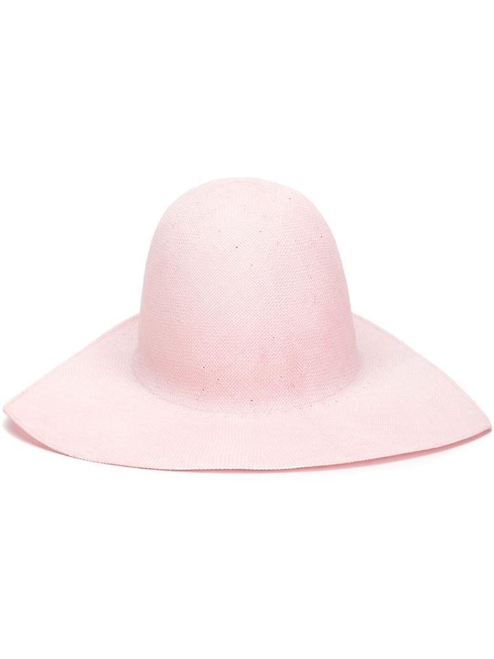 Reinhard Plank Floppy Hat, Adult Unisex, Size: L, Pink/purple, Straw