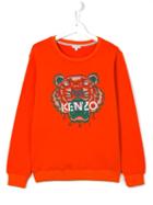 Kenzo Kids 'tiger' Sweatshirt, Boy's, Size: 14 Yrs, Yellow/orange