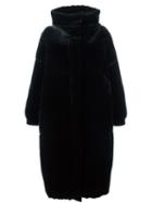Stella Mccartney 'marcelline' Parka, Women's, Size: 40, Black, Viscose/silk/polyester