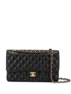 Chanel Pre-owned Double Flap Double Chain Shoulder Bag - Black