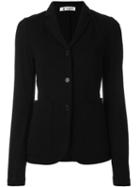 Barena Fine-knit Blazer, Women's, Size: 42, Black, Polyester/wool