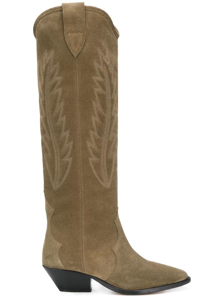 Isabel Marant High Ankle Boots - Neutrals