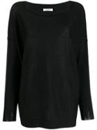 P.a.r.o.s.h. Landed Fine Knit Sweater - Black
