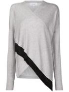 Derek Lam 10 Crosby Fringed Asymmetric Sweater