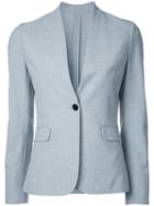 Estnation - Fitted Blazer - Women - Polyester - 38, Grey, Polyester