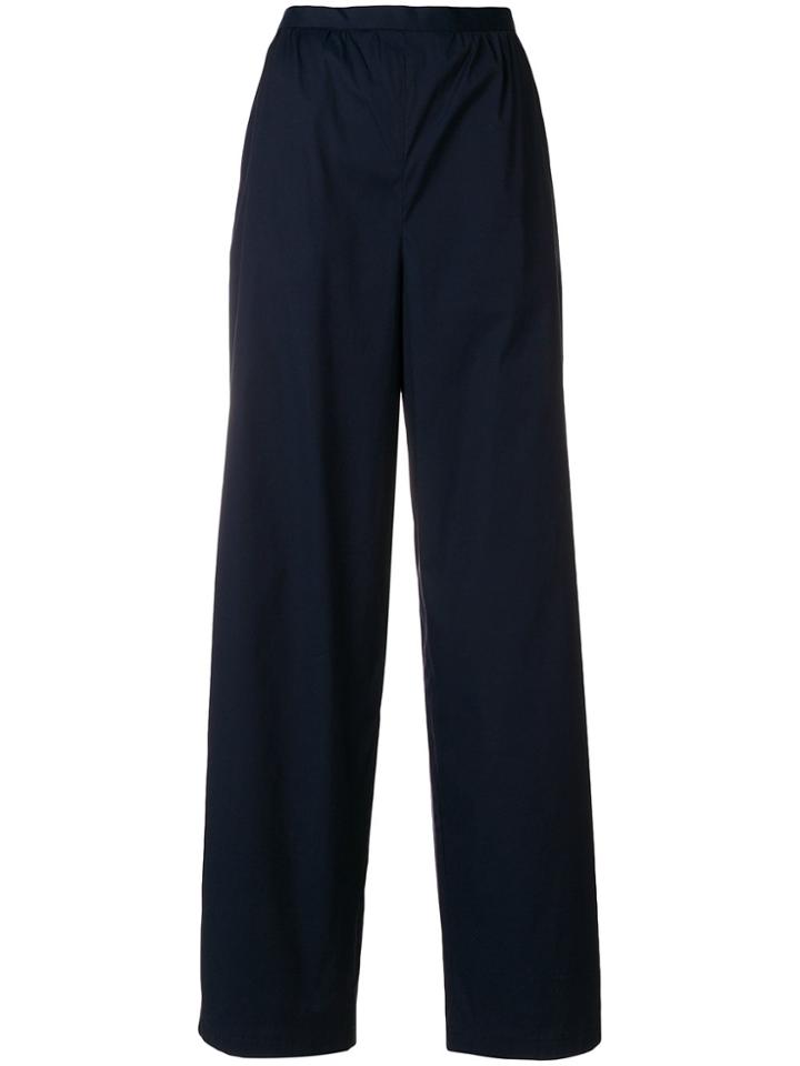 Prada Wide Leg Trousers - Blue