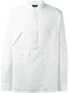 Letasca Multi Pocket Shirt, Men's, Size: L, White, Linen/flax