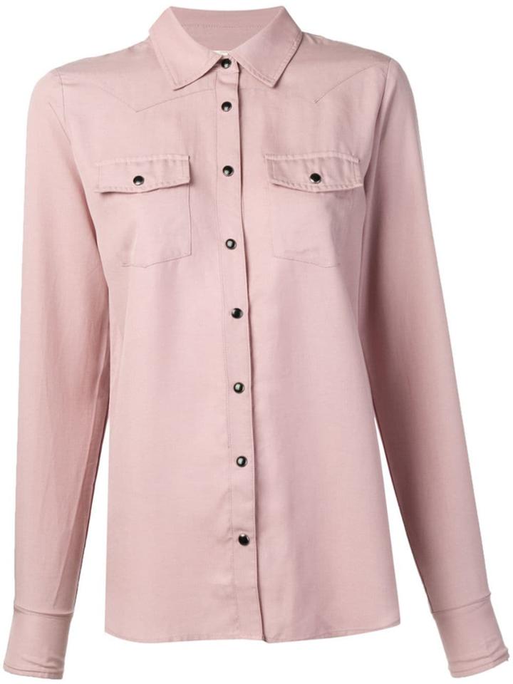 Gold Hawk Pocket Shirt - Pink