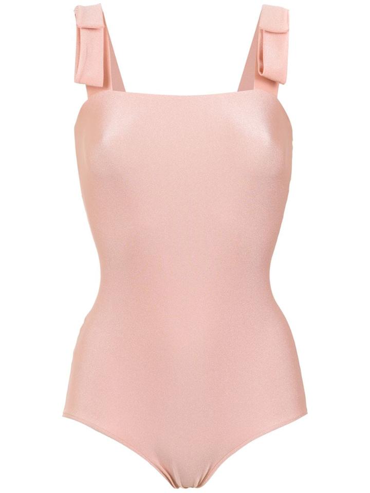 Adriana Degreas Swimsuit With Ribbon Straps - Pink