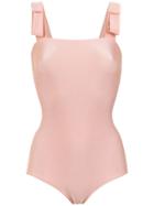 Adriana Degreas Swimsuit With Ribbon Straps - Pink