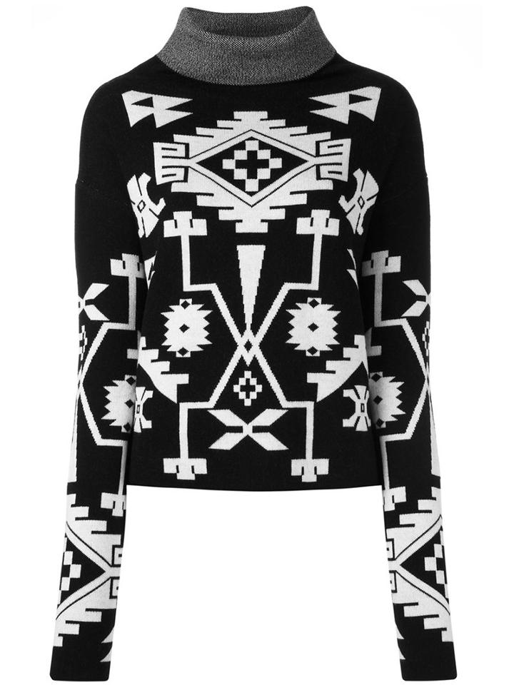 Marcelo Burlon County Of Milan 'longavi' Jumper, Women's, Size: Small, Black, Wool