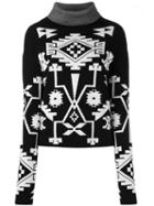 Marcelo Burlon County Of Milan 'longavi' Jumper, Women's, Size: Small, Black, Wool