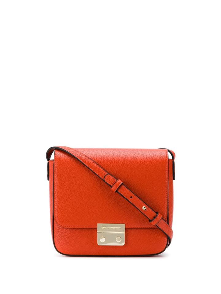 Emporio Armani Push-lock Cross Body Bag - Orange