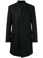 Les Hommes Single-breasted Coat - Black