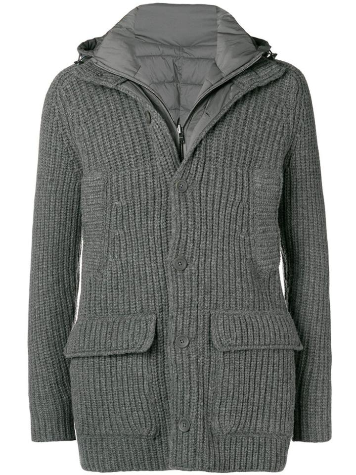 Herno Herno Pc0083u39766 9450 Grigio Natural (vegetable)->cotton -