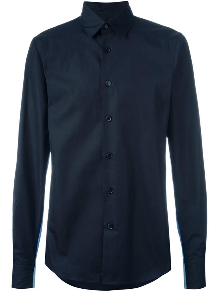 Marni Panelled Shirt - Blue