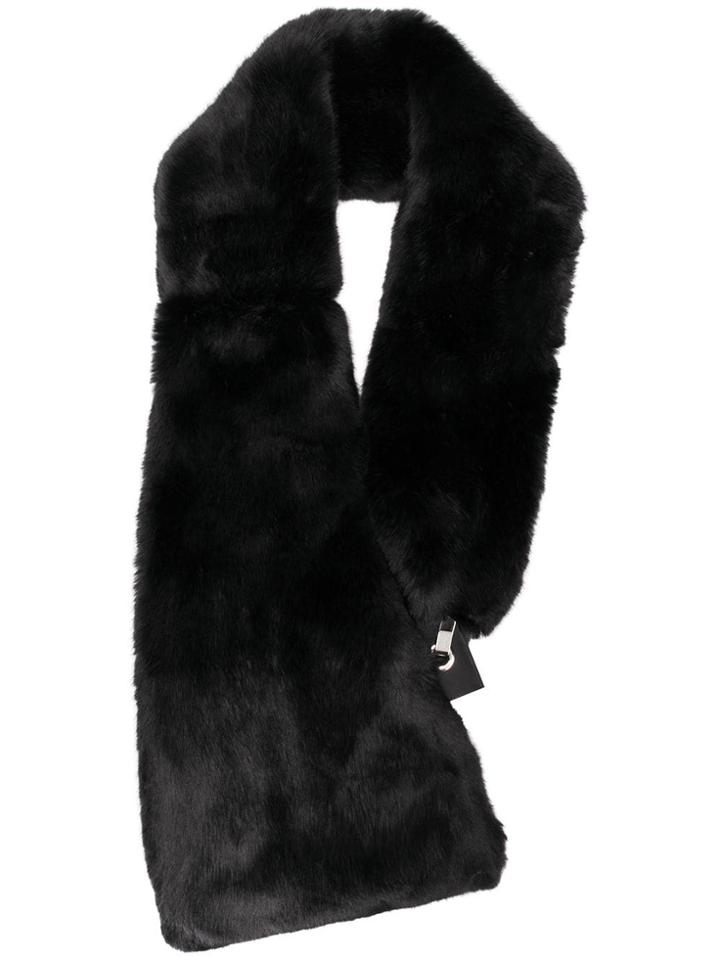 Chalayan Faux Fur Scarf - Black