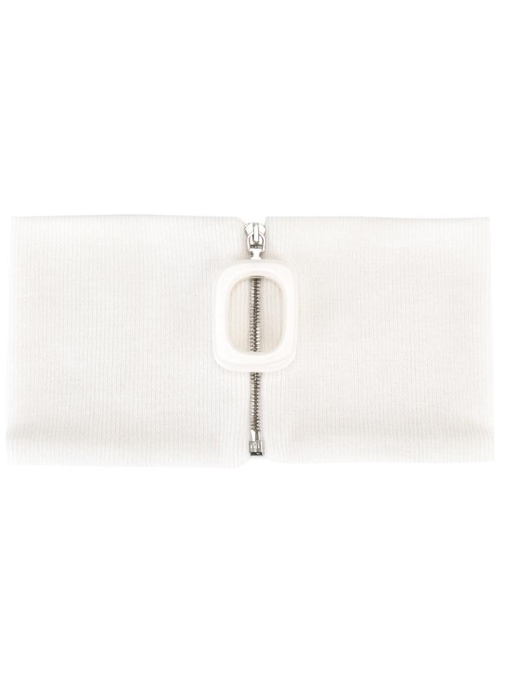J.w.anderson Zip Up Collar, Men's, White, Merino