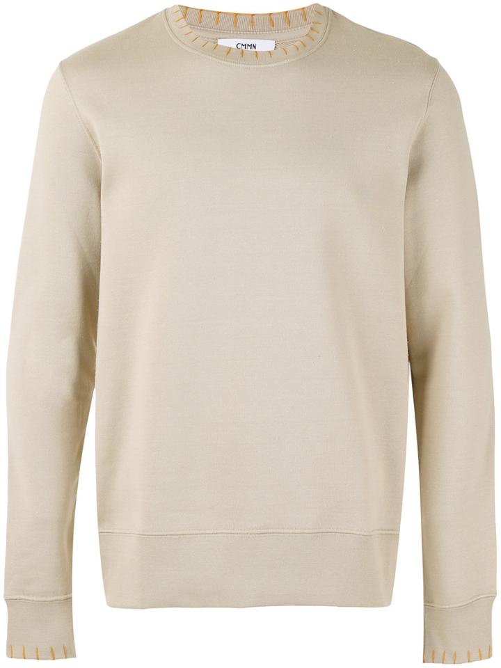Cmmn Swdn - 'noah' Sweatshirt - Men - Cotton - L, Nude/neutrals, Cotton