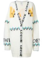 Loewe Squirrels Cardigan - White
