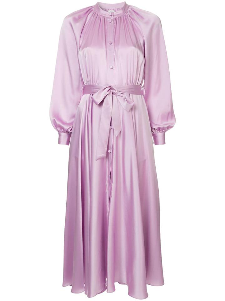 Co Belted Shirt Dress - Pink