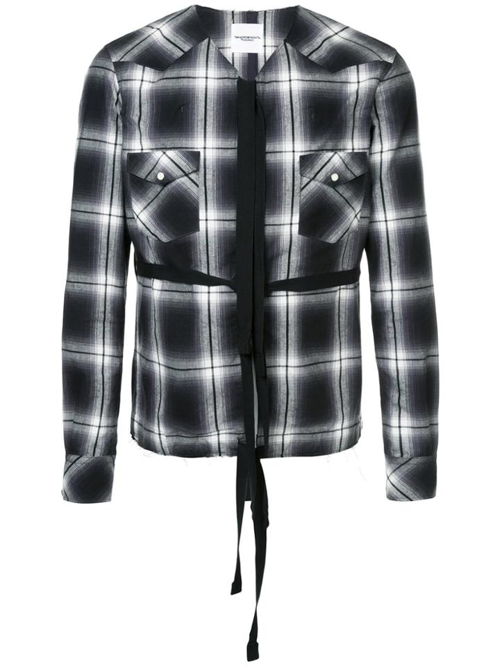 Takahiromiyashita The Soloist Checked Shirt - Black