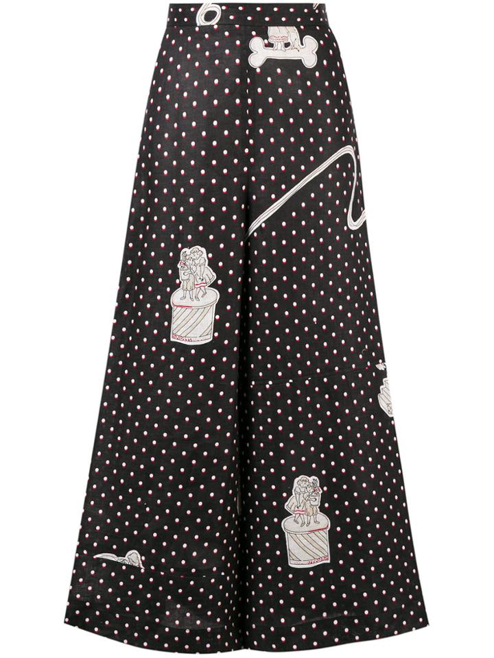 Loewe Polka Dot Culottes - Black
